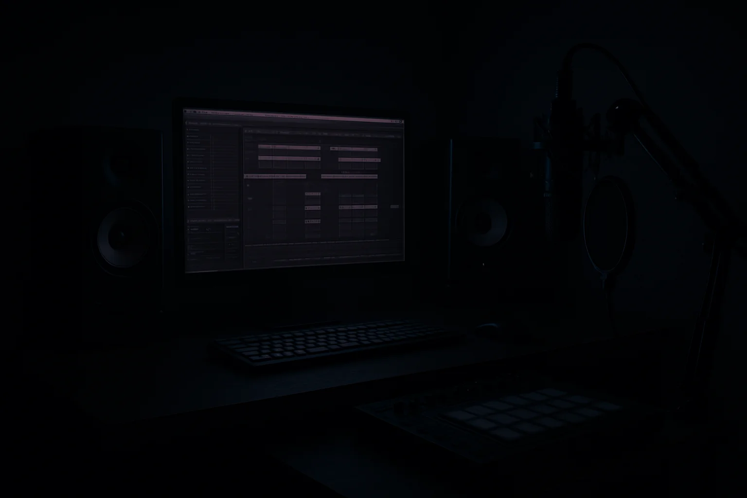 Producción musical estilo trap con mezcla profesional y beats personalizados